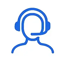 Icono de un agente de soporte con auriculares y micrófono, simbolizando la asistencia y el soporte técnico local de Digitaliza 2.0.