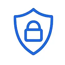 Icono de escudo y candado, representando la seguridad en las comunicaciones